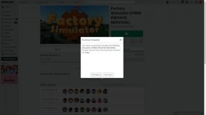 How to get FREE PRIVATE SERVER in FACTORY SIMULATOR! (Roblox)