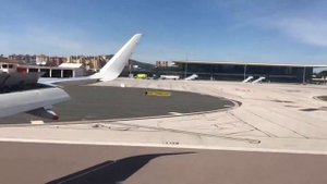 Посадка в аэропорту Гибралтара