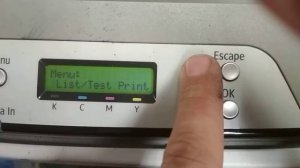 Принтер Ricoh Aficio SP C240DN проверка цветов.