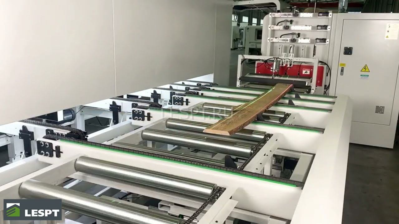 Кромкообрезной станок с плавающими пилами