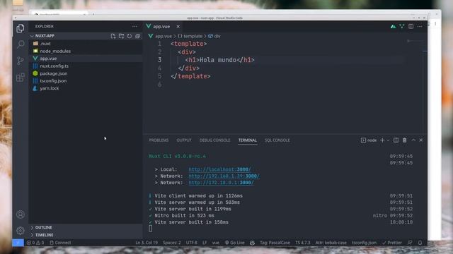Hola Mundo en NUXT 3 | Tutorial en ESPAÑOL смотреть онлайн