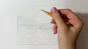 Простой рисунок карандашом /  Пейзаж карандашом / Школа рисования