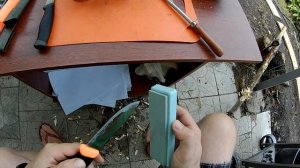 Простой тест ножа Мора (Morakniv Companion) на консервной банке