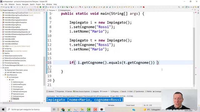 A cosa servono toString e equals nelle classi Java смотреть онлайн