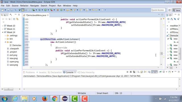 Java - Creating Popup Menu смотреть онлайн