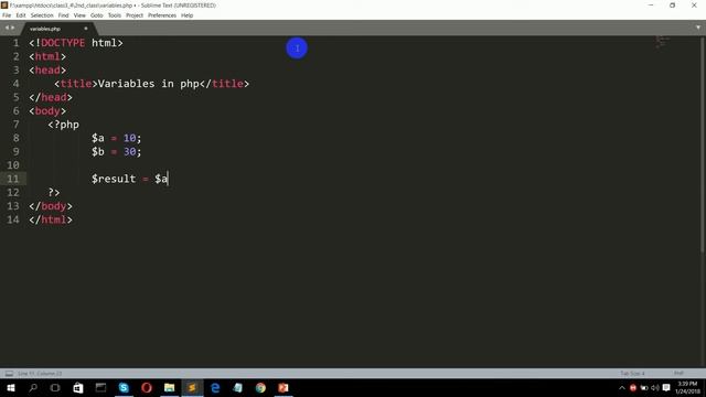 Complete PHP Course In Urdu/Hindi 2019 part 3 | What is PHP Variables?