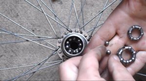 Сколько шариков в переднем и заднем колесе велосипеда, диаметр шариков.