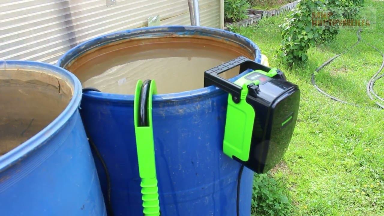 Тест аккумуляторного насоса для полива из бочки Greenworks G24SWP, 24V (арт 3401007 журналистами МХИ смотреть онлайн