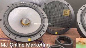 Sony XS - 162 ES 6.5 inch 2 Way Component Set Speaker * Bass Testing + Sound Clarity Testing * HiRe