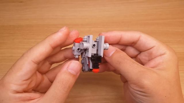 LEGO brick transformers mech MOC tutorial - a helicopter - GigaHeli (similar to Megatron) смотреть онлайн