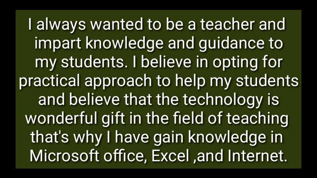 Self Introduction For Teachers |Self Introduction In Interview | How to Introduce Yourself