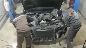 Снятие генератора Audi A6