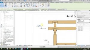 Revit. Выступающие отметки на фасаде