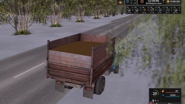 ГАЗ CA3 3507 Заводим Зимой смотреть онлайн