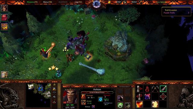 Warcraft III - Agerron REFOUNDED (Episode 4 - Swamps of Sorrow) смотреть онлайн