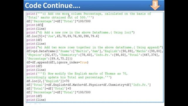 PROGRAM#20 | ADD NEW ROWS TO PANDAS DATAFRAME | PYTHON PANDAS ADD COLUMNS | IP WITH PYTHON CLASS 12