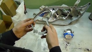 АВАНГАРД Toyota Camry V40 установка би светодиодных мудулией