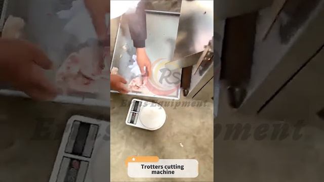 Revolutionize Your Meat Processing with Our Trotters Cutting Machine