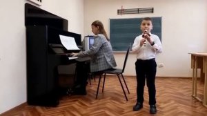 Дудукалэ Даниел. Преп. Бондаренко Н.И.  Ю.  Савалов. "Веселый марш"