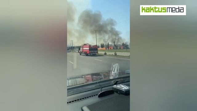 В Бишкеке горит парк Ынтымак