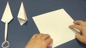 Кунай из бумаги А4 своими руками, оригами | How to make a paper Kunai Knife?