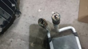 Hyundai accent 2008гв. Замена радиатора печки