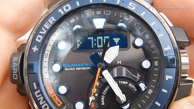 [РВ] Обзор морских часов G-SHOCK GULFMASTER GWN-Q1000 смотреть онлайн