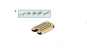 Лего мини танк FV217 Badger