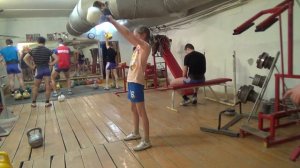 Гиревой спорт. Свинги (махи гирей двумя руками)