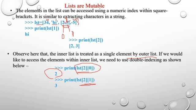 VTU Python Application Programming(List) M3 L1 смотреть онлайн