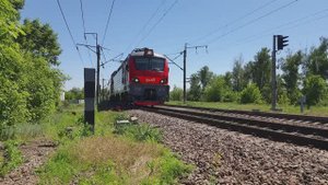 Подборка поездов на оп. Боровская (ЮВЖД)