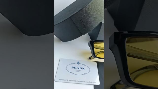 НОВИНКА😍😍 Солнцезащитные очки PRADA😍Жёлтые #очки #солнцезащитныеочки #видео ☀️☀️☀️ смотреть онлайн