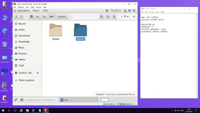 How to Install and Configure vsftpd (FTP) on CentOS 7 Step by Step in Hindi