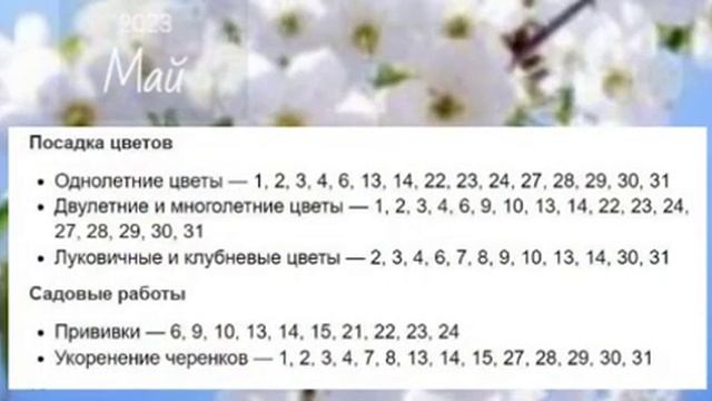 ?ЛУННЫЙ ПОСЕВНОЙ КАЛЕНДАРЬ  2023  для садоводов и огородников