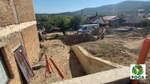 Монтаж автономной канализации БИО септик РОСА ПРО