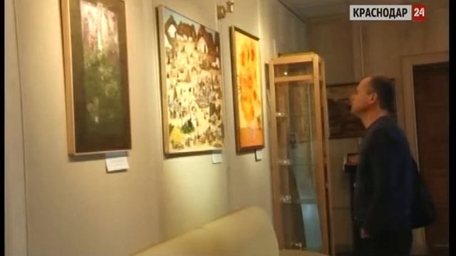 В краснодарском органном зале выставили картины учеников Сергея Воржева