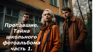 Пропавшие. Тайна школьного фотоальбома часть 1.