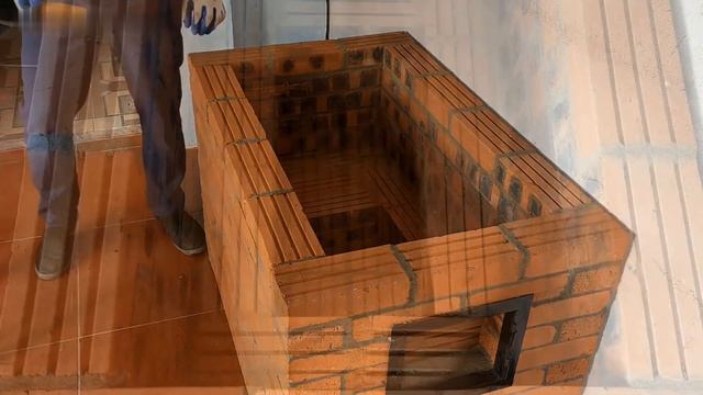 Как сделать красивую и эффективную дровяную печь из красного кирпича смотреть онлайн