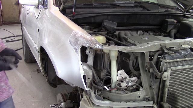 Кузовной ремонт Lexus RX300.
