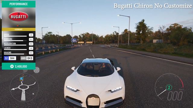 Forza Horizon 4 Acceleration: Bugatti Divo vs Chiron - 0-300km/h смотреть онлайн