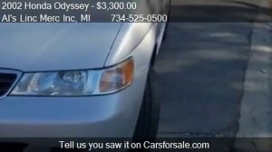 2002 Honda Odyssey EX-L - for sale in GARDEN CITY, MI 48135