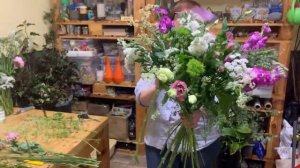 Букет с маттиолой | Необычные букеты из ароматных цветов