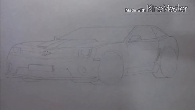 Как нарисовать Chevrolet Camaro смотреть онлайн