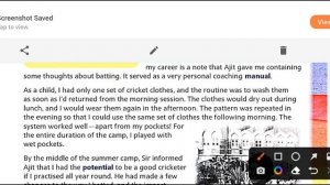 learning the game by sachin tendulkar class 7 English reader new image chapter 1 in hindi