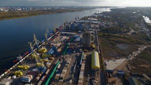 Astrakhan Port. Астраханский порт