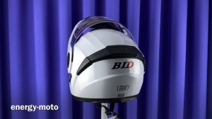 Мотоциклетный шлем (модуляр) BLD WHITE GLOSS