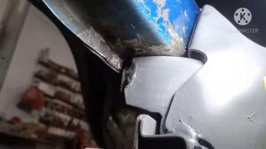 сильный удар колесом об бардюр Vaz2107