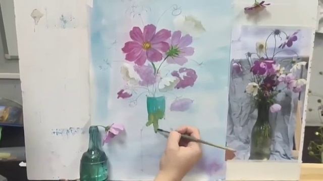 Мастер-класс "Пишем космеи" ч.2