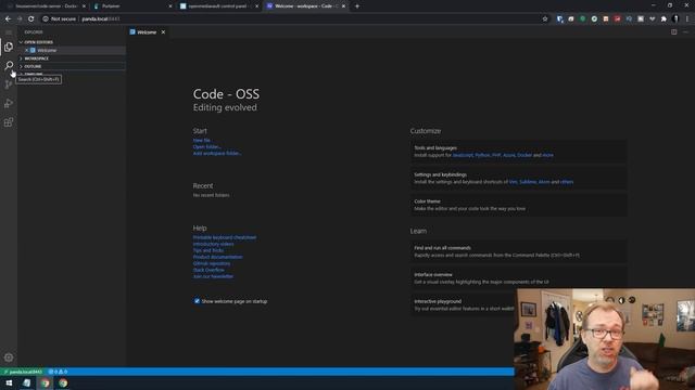 Code Server Installed on Docker смотреть онлайн