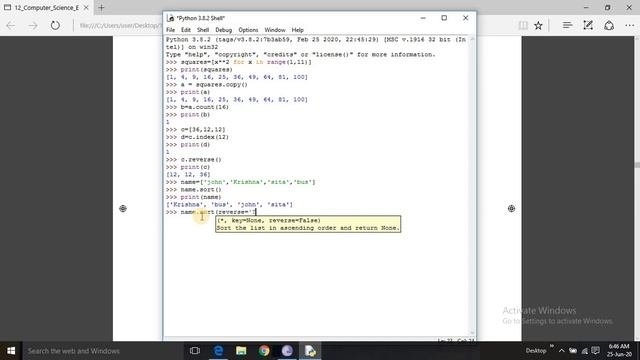 12th Computer Science - Chapter 9 - Lists, Tuples, Sets And Dictionaries(part - 2)